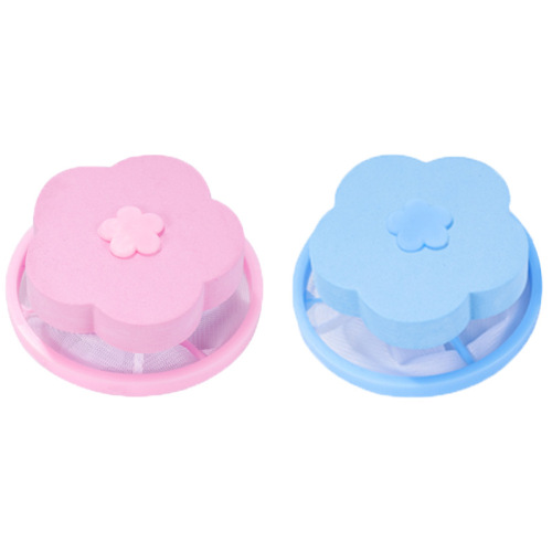 Washing machine filter bag floating filter hair remover cleaning and decontamination laundry ball mesh bag plum blossom shaped laundry ball