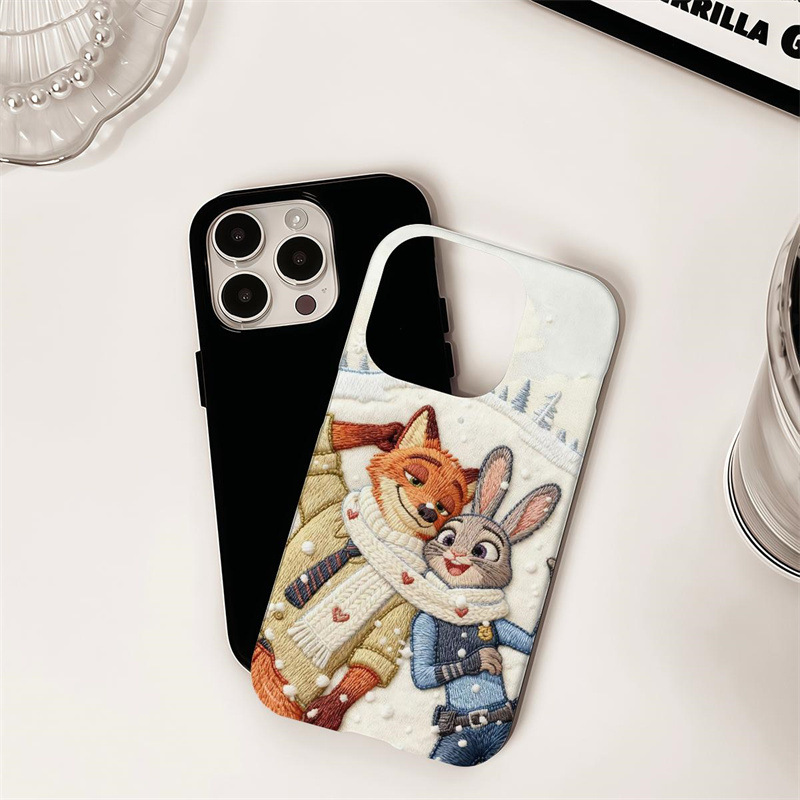 Bufandas Judy para Apple 17promax dibujos animados lindos iPhone 16pro lente todo incluido 15 nuevo 1