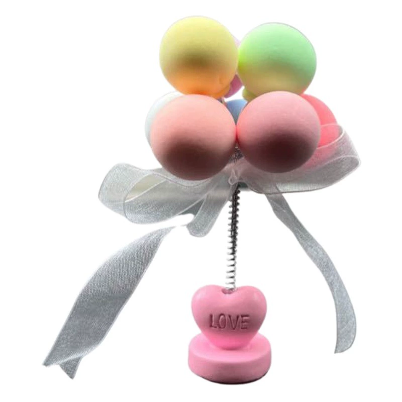 Производители поставляют встряхнуть чистый красный автомобиль украшения Воздушные шары Творческий качает головой Весна Мультфильм выпечки украшения