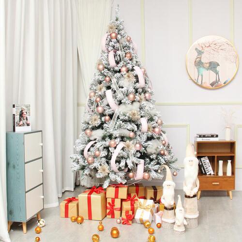 Christmas decoration Christmas tree household 2.1 large package 1.5/1.8 meters encrypted flocking pink window decorations