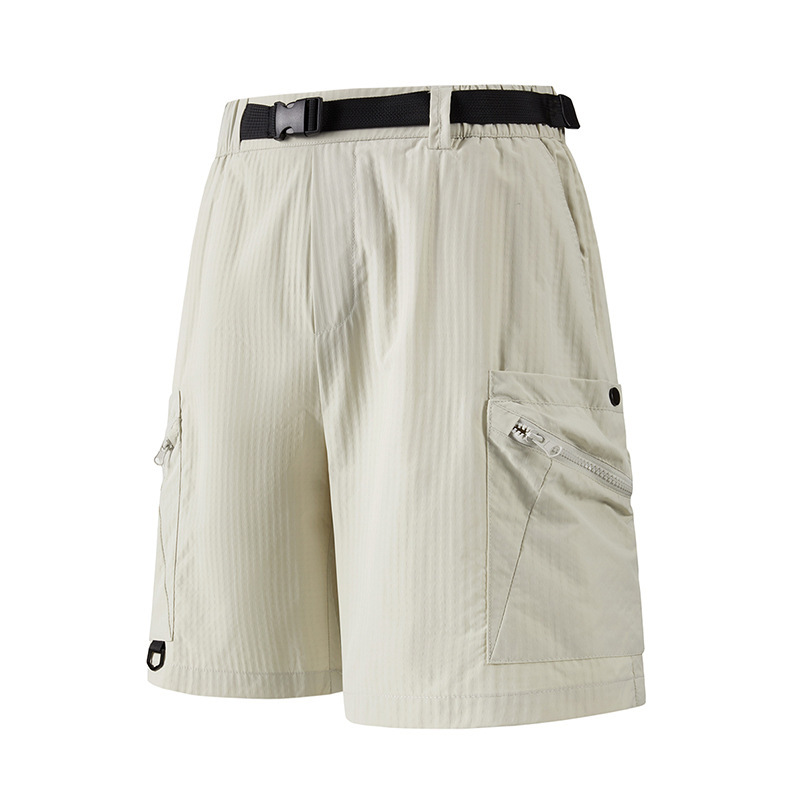 Men's Shorts, Five-Quarter Length Pants, Summer Outdoor Quick-Dry Lightweight Breathable Work Pants, Waterproof Casual Sports Pants, Beach Pants