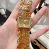 Watch, chain, square waterproof quartz watches, suitable for import