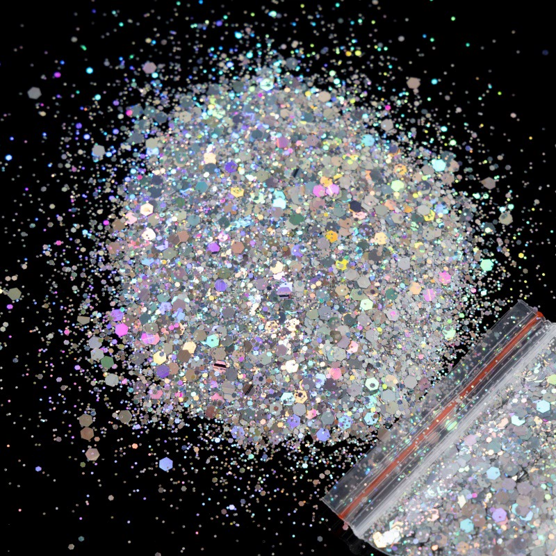 5 г пакетик трансграничный популярный блестящий порошок фэнтезийный лазерный блесток производитель блесток смешанный маникюр DIY блестящий порошок