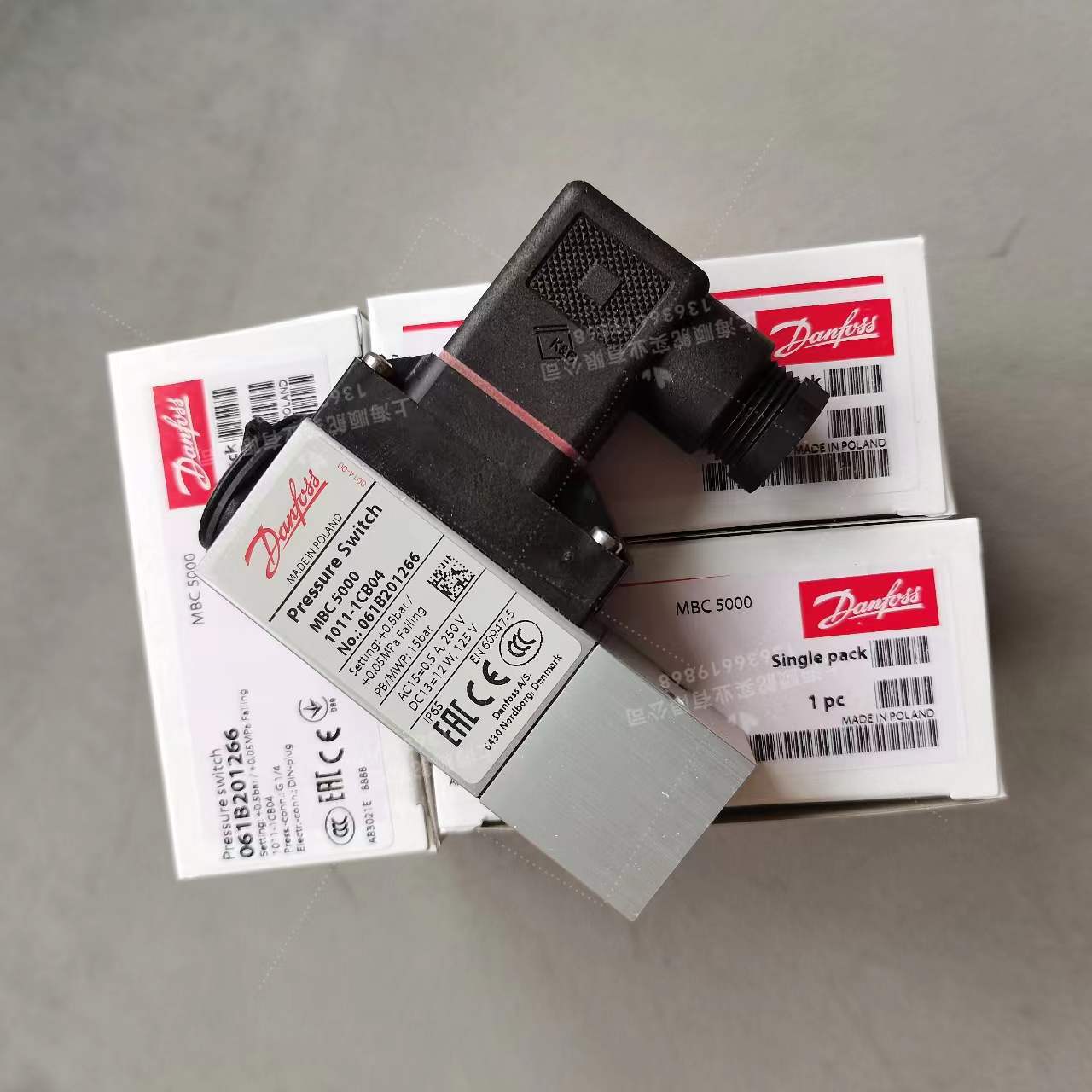 Danfos丹佛斯压力开关MBC5000 061B201266 061B2000 空压压力监测