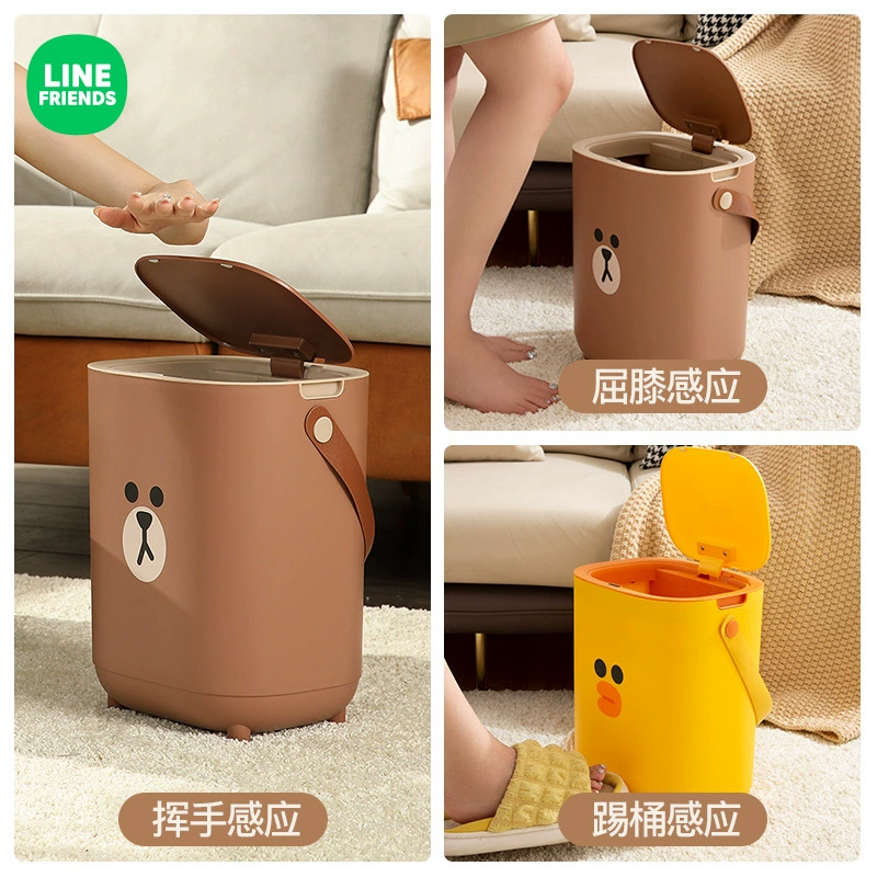 Electric induction smart garbage can for living room, fully automatic