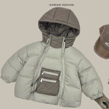 反季男女童棉服棉花袄加厚连帽宽松韩版秋冬洋气拜年服外套潮