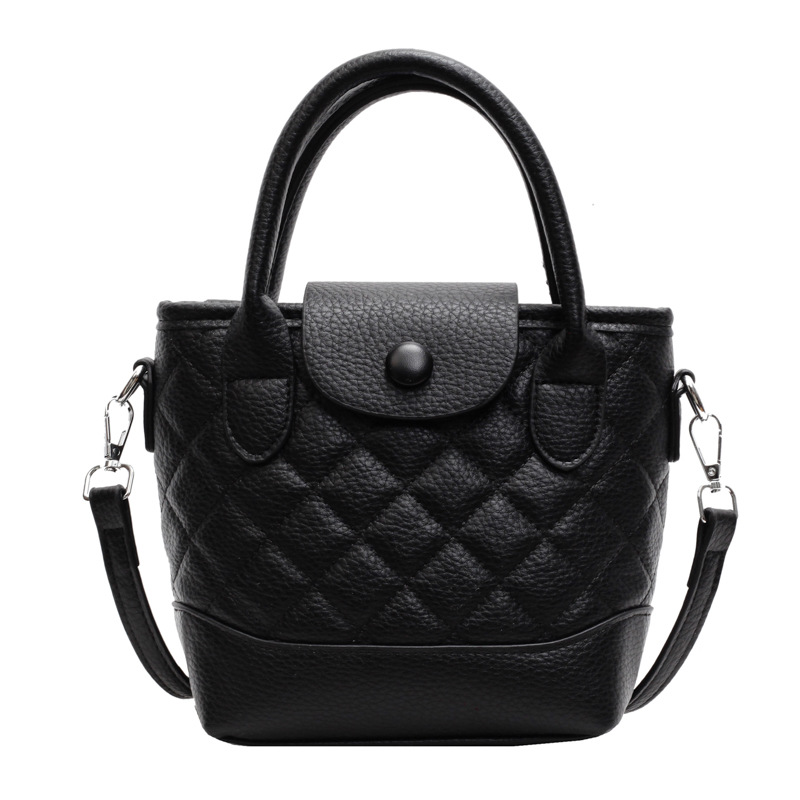 Alta sensación pequeña fragancia bolsa de cubo de mano para mujeres 2024 nuevo estilo de moda universal bolso de hombro bolsa de moda casual