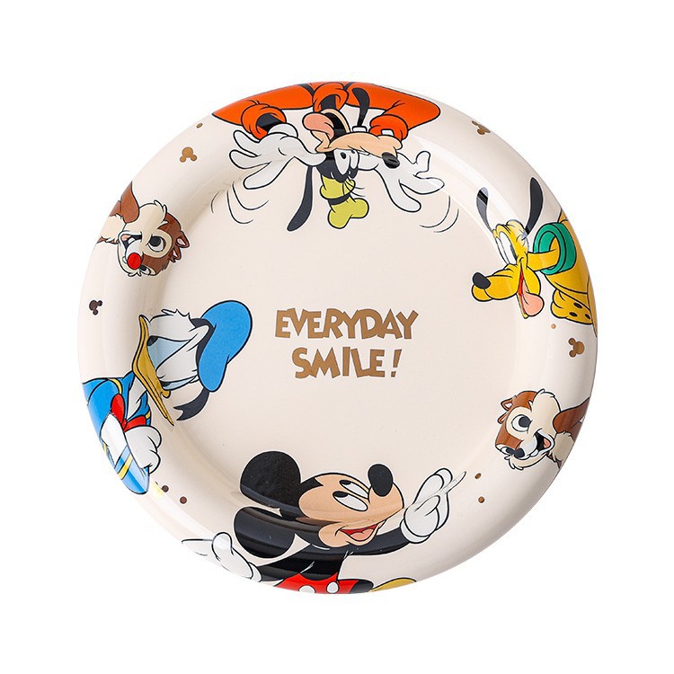 Disney lujo ligero una persona comida de dibujos animados cubiertos de alta sensación de platos caseros paquete de caja de colores al por mayor regalo de acompañante