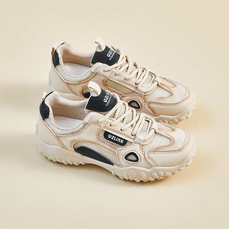 Tenis Chunky para Mujer L0801 Material PU Suela de Caucho Aumento de Altura para Uso Diario