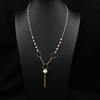 Advanced universal organic necklace from pearl, accessory, silver 925 sample, high-quality style