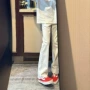 大码弹力春秋显瘦马蹄裤