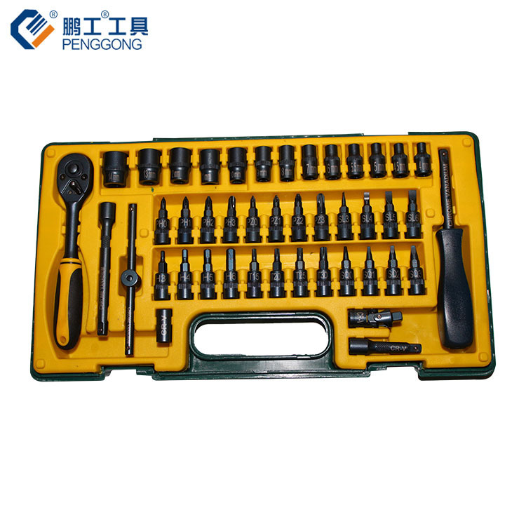 Automotive tool hardware 10-piece 32-piece set S2 alloy steel sleeve tool set auto repair set auto repair wrench 2