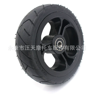 Carbon fiber electric scooter 5.5 Hub - 55x2-solid-tire-plastic-wheel-hub-8mm