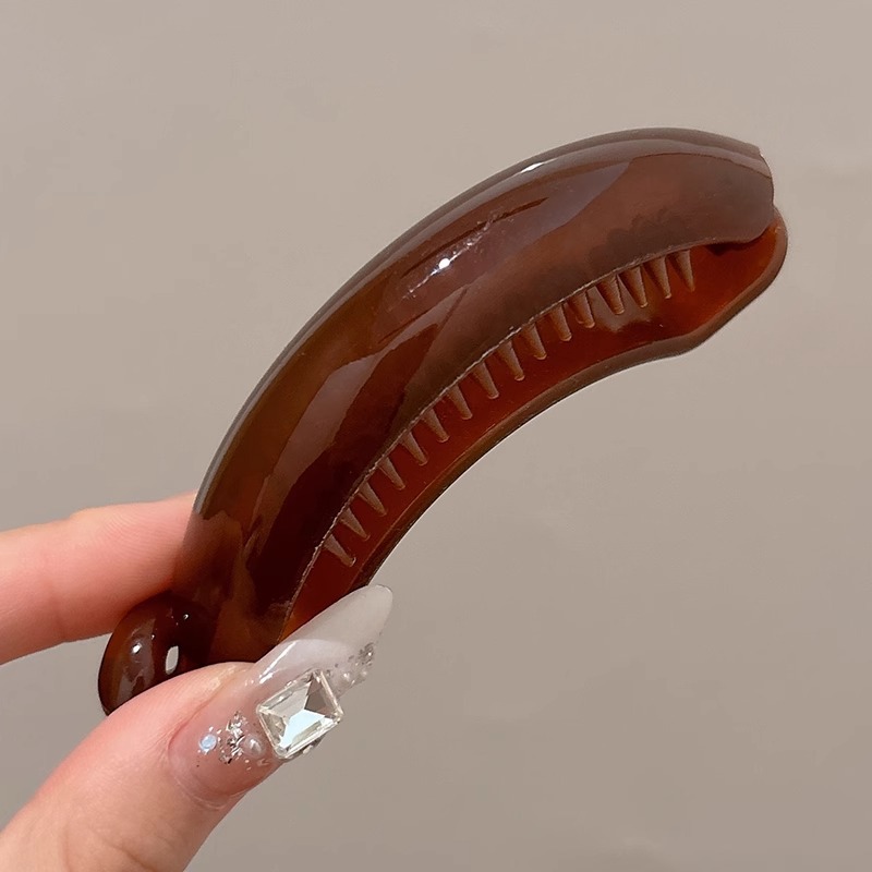 Corea del Sur Anchor rojo twist clip de cabello para mujeres 2025 nuevo estilo de cabello de alto nivel con cabello de cabello de cabello de cabello de cabello alto