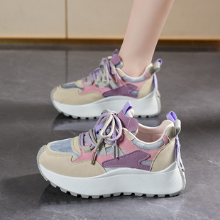 Ins Korean Style New Torre Shoes Women's 2025 Summer Students Running Sports Casual Mesh Breathable Hollow Shoes