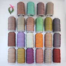手搓三花棉线三股花线DIY手工编织文玩线材藏式手绳穿珠线七夕绳