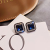 Earrings, fashionable silver needle, 2021 years, Japanese and Korean, silver 925 sample, internet celebrity