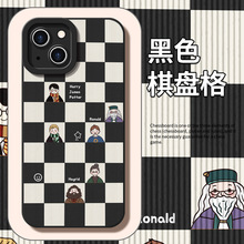 棋盘格2022适用iphone苹果13手机壳12镜头全包pro新款max卡通11