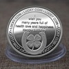 Silver three dimensional coins, metal badge, medal