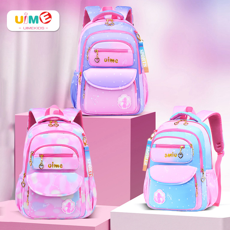 湘凰小學生書包1-3-6年級兒童6-12歲bags公主輕減負女生韓版背包