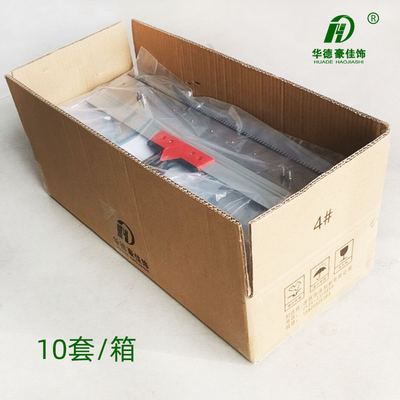 Rastrillo de acero inoxidable rastrillo de cemento epoxi auto-nivelación raspador de altura ajustable con banda de posicionamiento de acero inoxidable decoración de Howard Haojia