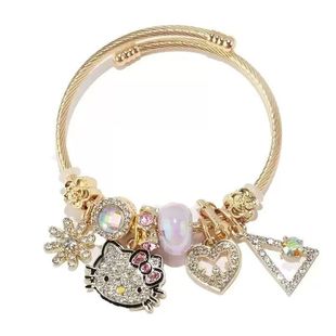 Amazon Cartoon Anime Stiller Bracelet Women Cartoon Diamond Pendant Open Snake Bone Chain Bracelet Fashion Wholesale