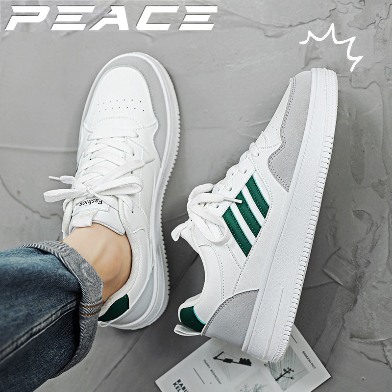 Nuevas zapatillas de deporte de todo fósforo, zapatos casuales de verano transfronterizos de todo fósforo 2025, zapatos blancos, zapatos de hombre