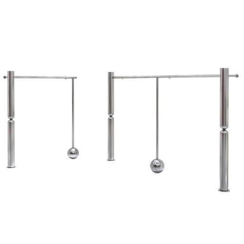 Clothing store display rack wall-mounted stainless steel children's clothing hanger trendy women's clothing store floor display stand