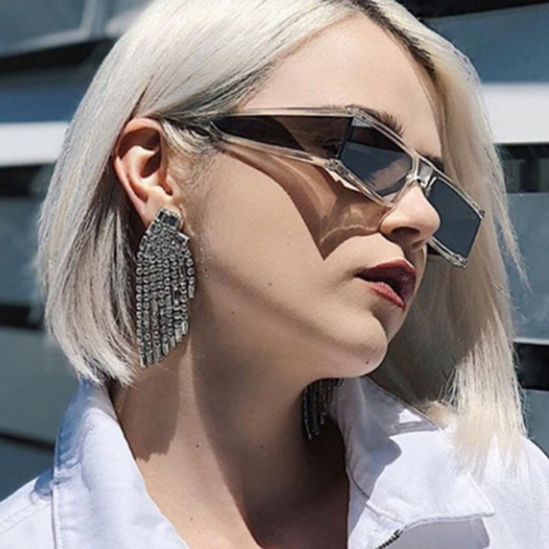 Personalized mercury film punk women's small box sunglasses, trendy photos on the internet, decorative glasses_voghion.com