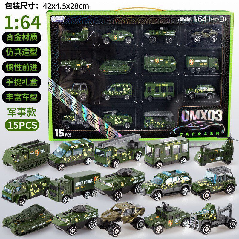 Niño aleación militar Dongfeng coche de misiles blindado camión de transporte de mortero ciencia popular coche de juguetes militares lotes image 18