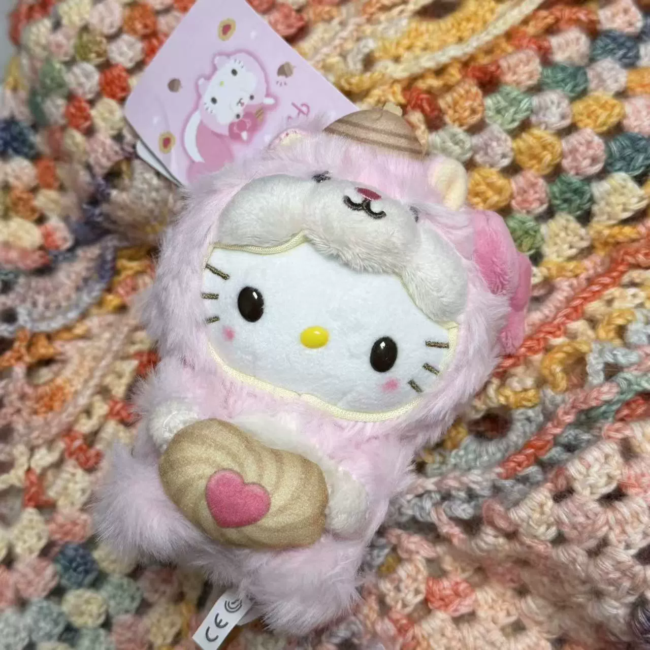 Плюшевая подвеска-брелок для ключей (Hello Kitty) симпатичная кукла, мягкая мини-плюша 10+ вариантов дизайна, подарок 0.038 кг