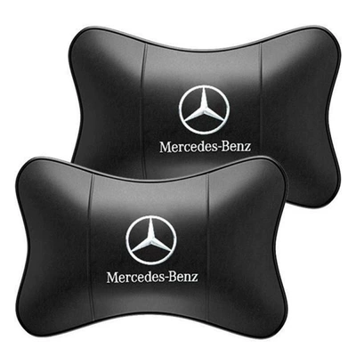 car headrest Hyundai Langdo: Headrest - mercedes-benz-logo-pair-of-headrests-standard