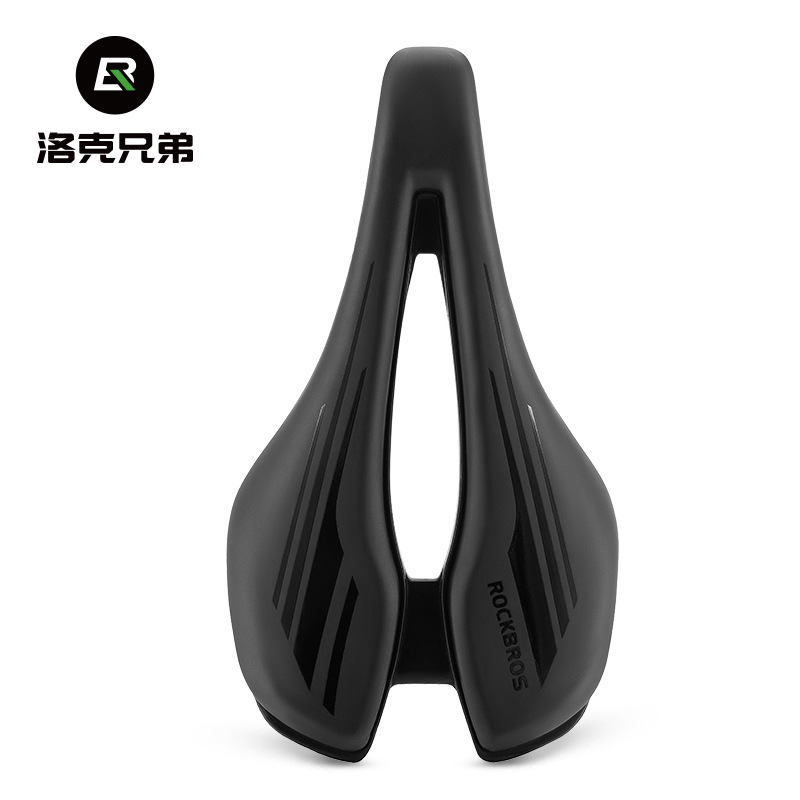 Rock Brothers Bicycle Seat Hollow Short Nose Saddle Mountain Road Bike Seat Cushion Comfortable Competition Riding Accessories