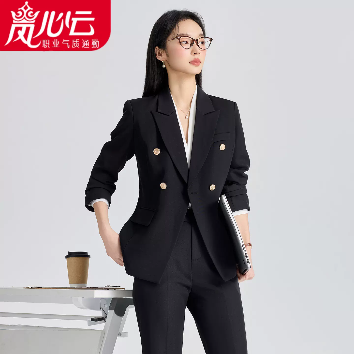 西装外套女2026新款气质大学生公考面试正装工作服职业装西服套装