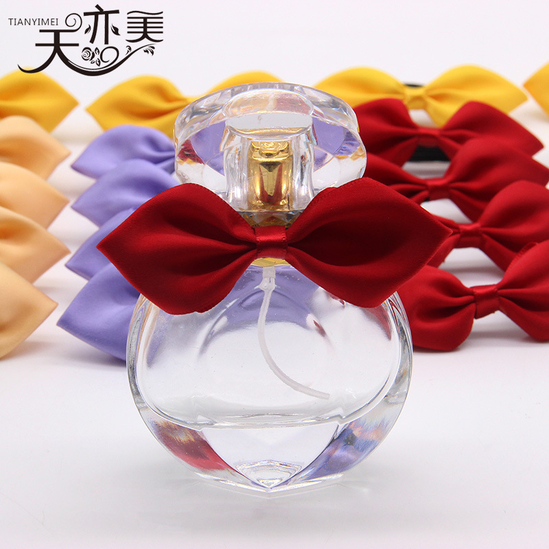Tianyi Mei al por mayor botella de perfume/botella de vino/Embalaje de regalo decorativo pajarita Arco de la cinta hecha a mano