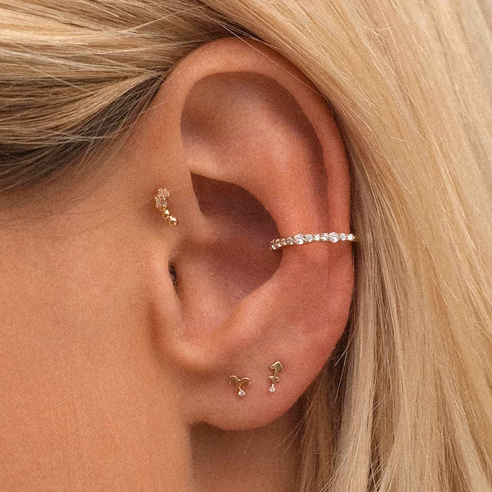 3g Weight Zircon Inlay Material Hoop Earrings Classification 1 Piece Quantity Casual Occasion 925 Sterling Silver Material Circle Pattern Women'S Gender Plating, Inlay Design Fashion Style 1 Piece 925 Sterling Silver Zircon Circle Hoop Earrings 5