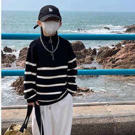 【971】男童毛衣秋冬季2025新款儿童针织线衫韩版男宝宝打底衫
