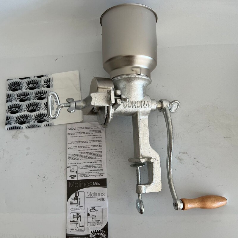 Hand-Cranked Beans, Grains, Corn Grinder, Mill, Crusher, Can Brew Beer