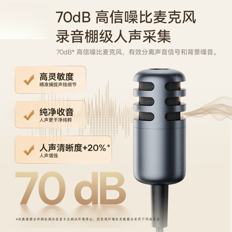 New K-Song Wired Headset Professional-Grade Sound Card Live Singing and Recording Integrated Microphone Universal