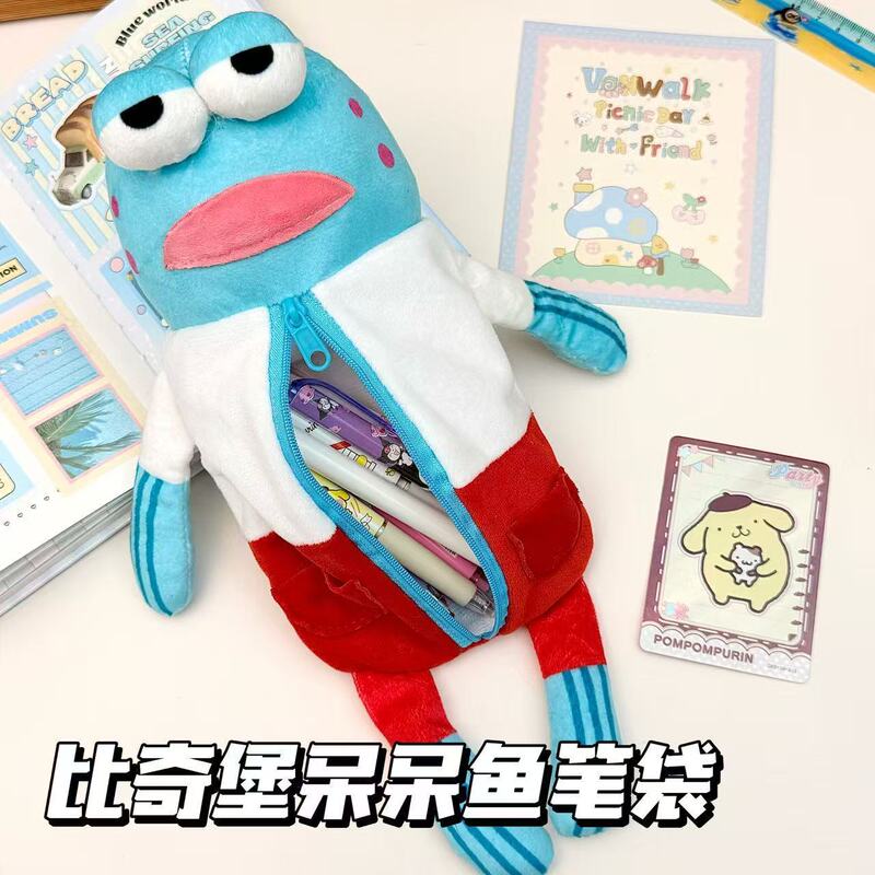 New Product: Bikini Bottom Residents' Squidward Pencil Case, Spongebob Plush Pencil Case, Pencil Storage Box