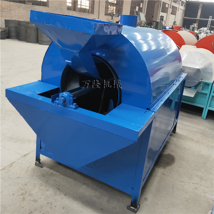 大中小型滚筒炒锅黄豆辣椒花生米核桃炒货机多功能敞口式炒籽机