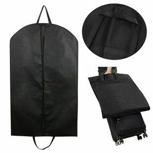Manufacturers Can Customize Dust-Proof Suit Logo Moisture-Proof Storage Coat Bag Foldableing Business Suit Cover Hanging Blank