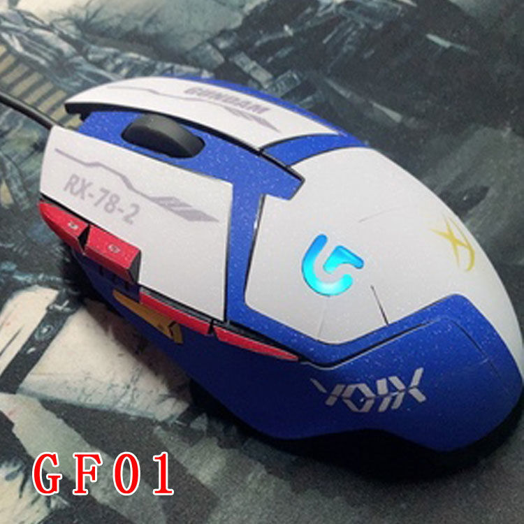 For Logitech G402 Mouse sticker Scrub non-slip Anti-sweat Film Creative personality All Inclusive paste