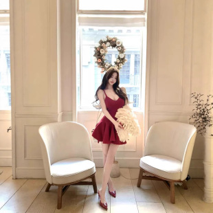 bewithRosey��������졿100%��ë������Ҏ�tͦ�[�pɫ��׵���ȹ