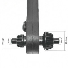 Combination Drill Chuck Key Wrench, Dual-End Double-Use Wrench, Black Bidirectional Quick Ratchet Wrench