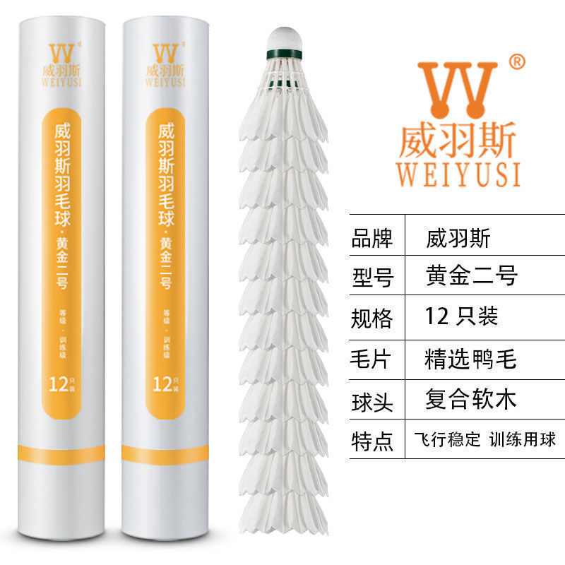 Stable Series Training Balls for Outdoor Entertainment, Weiyusi Indoor Durable Badminton Balls, Free Shipping to Your Home