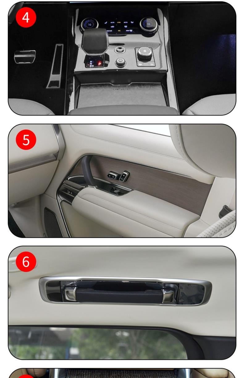 18-25 Range Rover Sport Edition Screen Central Console Interior Car Sticker Modification Paint Accessories tpu Protective Film