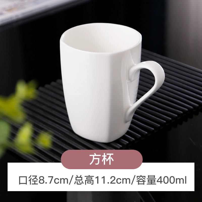 Simple ceramic mug water cup for home drinking couple cute bone china coffee fat cup creative cup