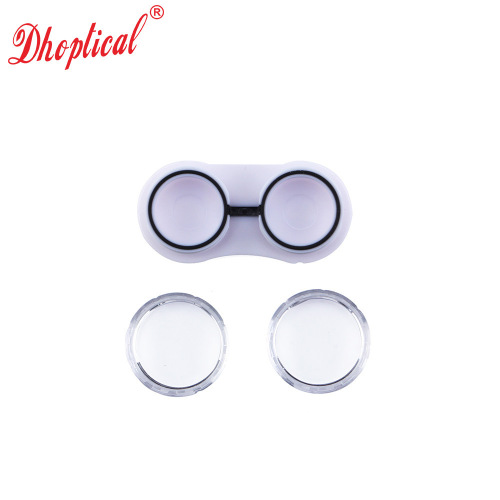 Colorful contact lens double box, companion box waterproof and leak-proof design, two-color contact lens box