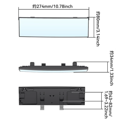 Auxiliary Blind Spot – Shunwei Large field of view rear view auxiliary mirror